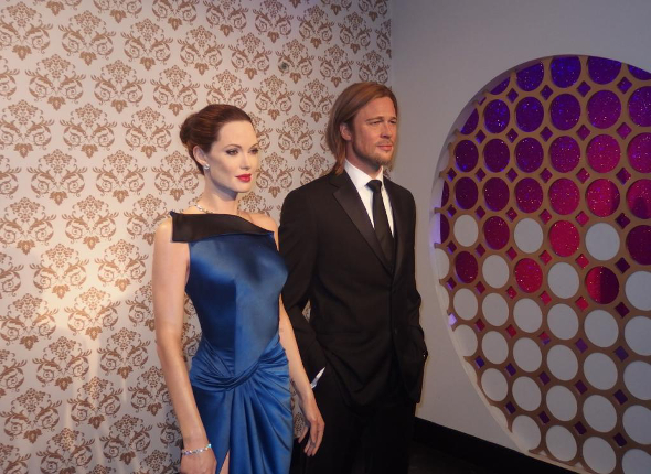 Angelina Jolie i Brad Pitt w Madame Tussauds Londyn